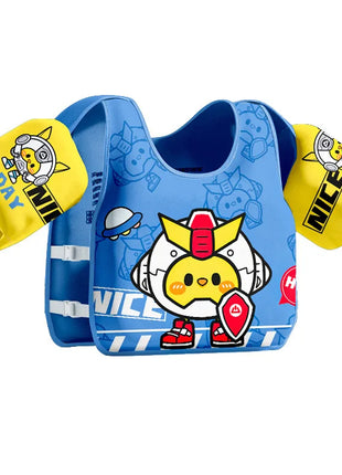 Rooxin Gilet da nuoto senza gonfiaggio Gilet di galleggiamento Anello da nuoto Tubo Accessorio da nuoto per sport acquatici Anello da braccio per nuoto Galleggiante per piscina