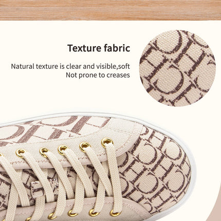 C-H Women's Casual Shoes  Autumn New Comfortable Canvas Shoes Skeleton Correction Woman Walking Shoes