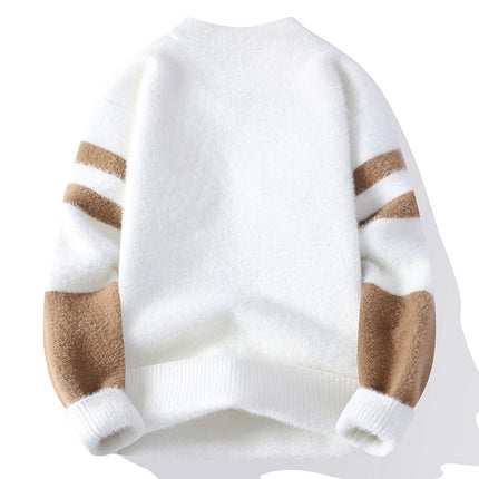 Sweaters men Winter Letter pattern thick sweater men Student youth sweaters autumn Men's wool pullovers full