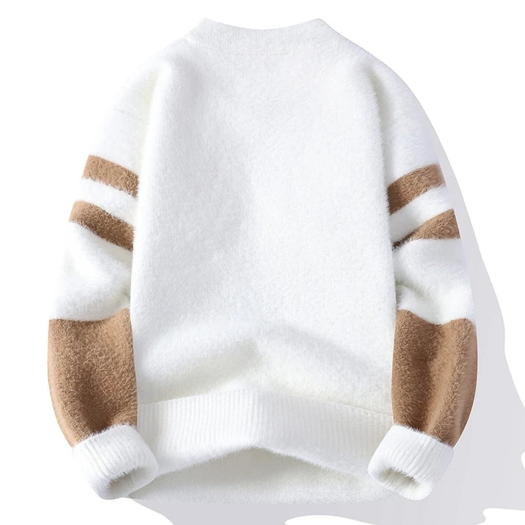 Sweaters men Winter Letter pattern thick sweater men Student youth sweaters autumn Men's wool pullovers full