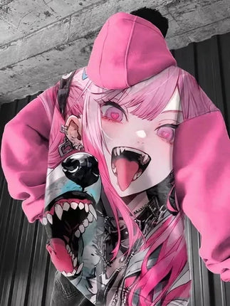 Anime Character 3d Print Hoodies Men Women Fashion Hoodies Sweatshit Sexy Girls Coats Women Sweats Womens Clothing Oversized New