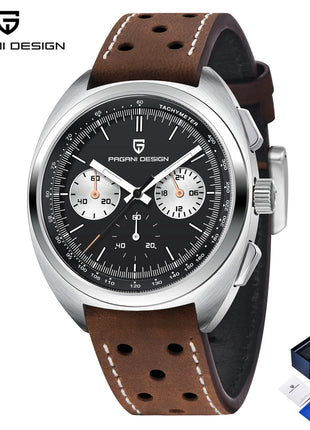Nuovo Orologio da Uomo PAGANI DESIGN Panda 2026, Orologio al Quarzo Retrò, Cronografo Impermeabile con Vetro Zaffiro AR, Luminoso, Sportivo, in Acciaio Inossidabile