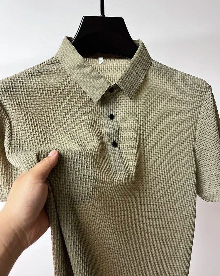 Estate Nuovi Uomini POLO T-Shirt CZ Ceska Zbrojovka Armi da fuoco High End Maglia di seta del ghiaccio da uomo a maniche corte Top Colletto della camicia