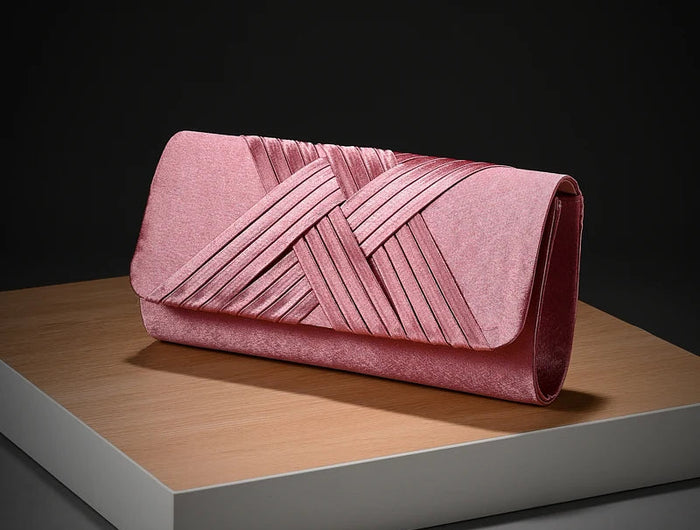 Luxury Stripes Designer One-shoulder bag Envelope Evening Clutch Bags hardware shoulder bag women wedding party gift bag PlatiNum