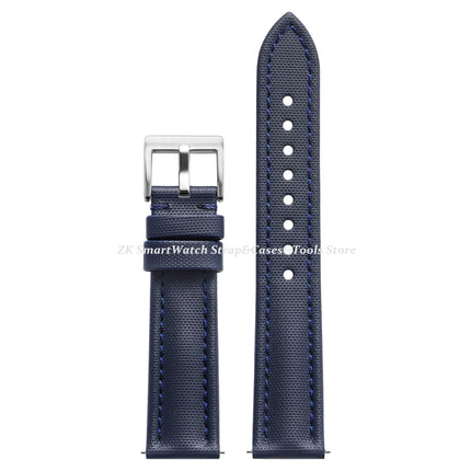 Cinturino per orologio in tela di nylon 18/19/20/21/22mm per Omega per Blancpain Sailcloth cinturino impermeabile cinturino da polso in pelle a sgancio rapido