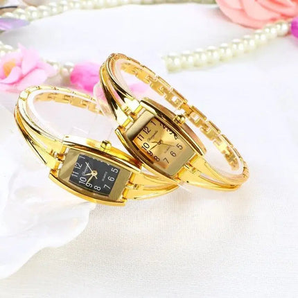 I più nuovi braccialetti per orologi da polso da donna Orologi da donna in acciaio inossidabile di moda Orologio da donna al quarzo Orologi Reloj Mujer platinumshop
