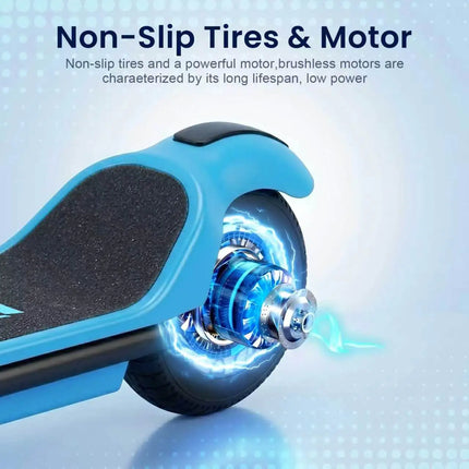 Monopattino Elettrico TWOFISH Q1 per Bambini |   Motore da 110W, Ruote da 6,5 Pollici, 15KM/H, Autonomia 5-18KM, Colore Rosa-Nero