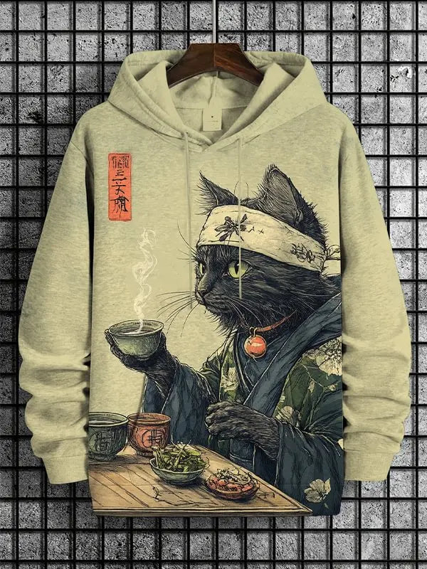 Cartoon Graffiti Cat Pattren Unisex Hoodies Sweatshirt 3D Print Men/Women Tracksuit Coat Harajuku Hoodie Pullover Men's Clothing