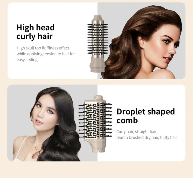 9 in 1 Hair dryer Professional Negative Ion curling Iron Hair Straightener Brushless Motor High Speed Hair Dryer Hot Comb Set