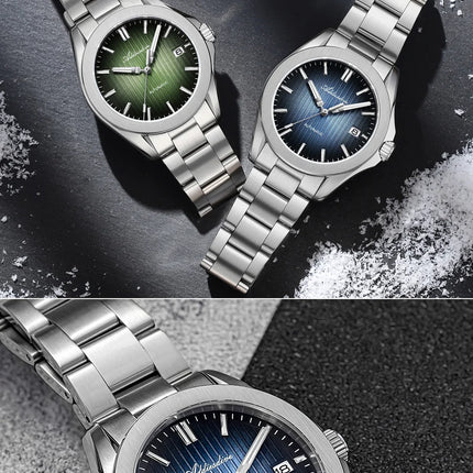 ADDIESDIVE Luxury Men's Automatic Watch Sapphire Glass Japan 8215 Mechanical Watch BGW9 Super Luminous Men Analog Watches AD2533
