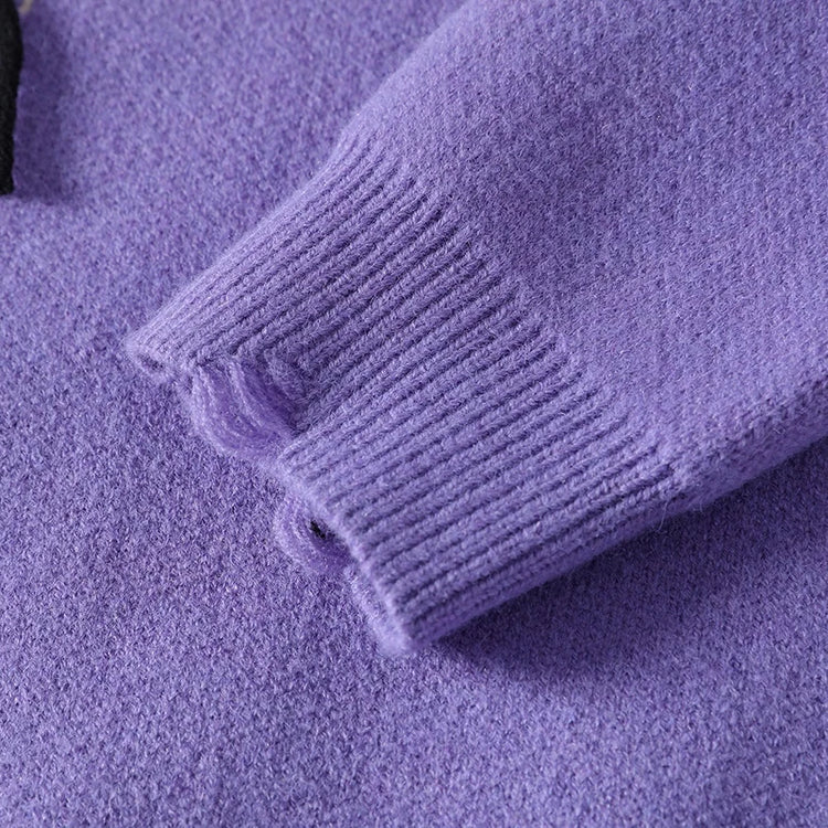 2024 High End Knitted Sweater Luxury Cashmere Sweater Men Korean Harajuku Mens Christmas Jumper Thick Warm Pullover Sweaters Man