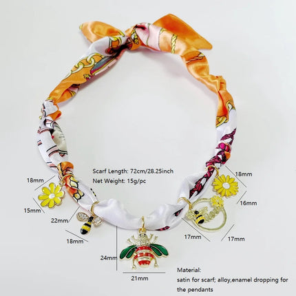 Collana bandana morbida con ciondolo a forma di fiore a forma di cuore placcato in oro per gioielli impilabili da donna e ragazza PlatiNum