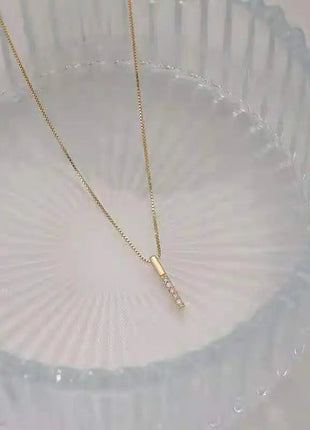 925 Sterling Silver Necklace Personality Charm Geometric Shape Pendant Choker Birthday Party Gift for Women Exquisite Jewelry PlatiNum