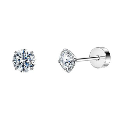 2 pz/set In Acciaio Inox Cuore Luna Earbone Della Vite Della Vite Della Sfera Orecchini con perno per Le Donne di Modo Dell'orecchio Trago Cartilagine Body Piercing platinumshop