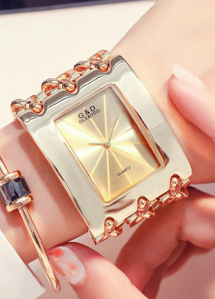 Orologio da donna di marca di lusso Abito con strass Orologi da polso da donna Eleganti orologi femminili in oro per le donne Montre Femme 2025 platinumshop