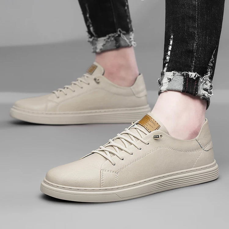 Italian Brand Black Genuine Leather Oxford Shoes UNISEX Casual Shoes Lace Up Flat Sneakers  Luxury Shoes for Men Big Size: 36-47