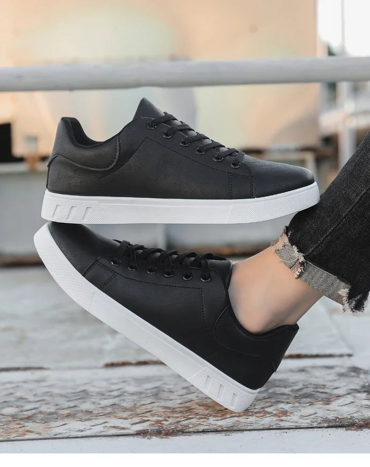 Casual Shoes Loafers British Leather Sneakers Flats Shoes Classic Men Leather Shoes Spring Summer New Trendy