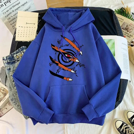 Anime and manga printed hoodies for men and women, hooded pullovers for spring and autumn, comfortable sportswear tops
