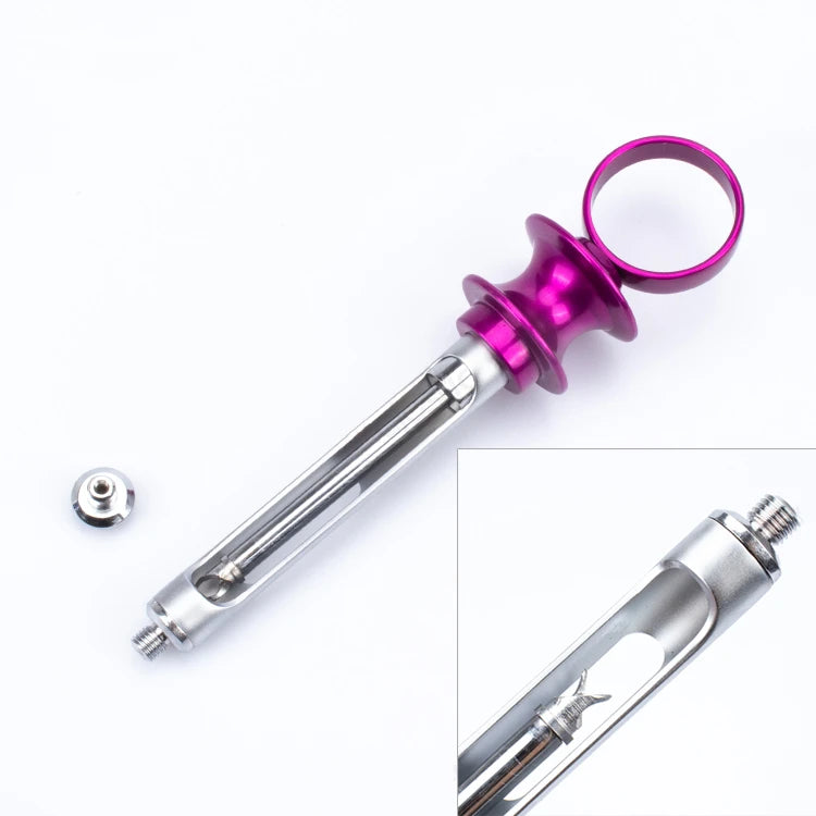 Dental Surgery Anesthesia Syringe Stainless Steel Aspirating Gun Syringe Dentist Surgical Injection Suction Instrument