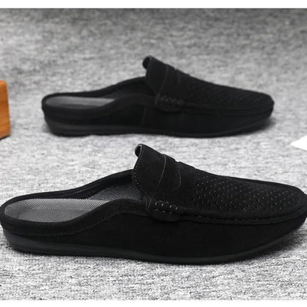 Mocassini da Uomo Leggeri Estivi, Scarpe Comode Senza Lacci, Traspiranti, Casual, con Supporto Parziale, Ciabatte per Uomo