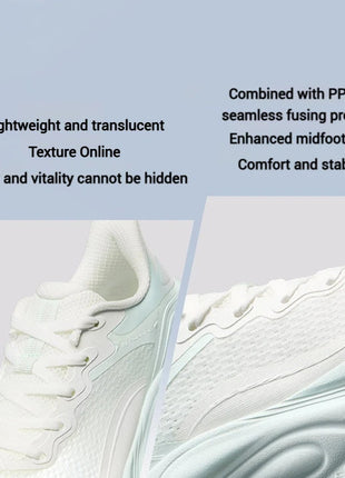 361 Degrees Women Enchanted 2.0 Running Shoes Lightweight Versatile Soft Cushioning Durable Versatile Female Sneakers 682512235 PlatiNum