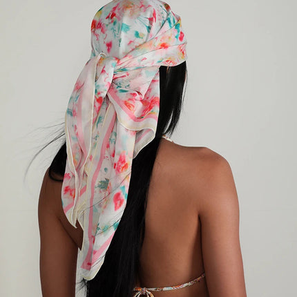 Stampa Cover up Sexy Beachwear Summer Sarong 2024 nuova sciarpa per le donne brasiliano Wrap Beachwear femminile platinumshop