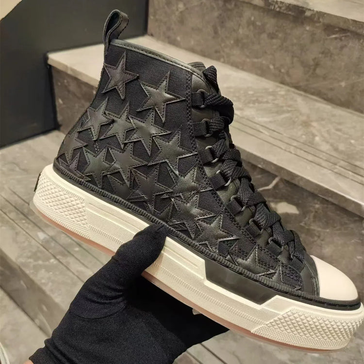 High top canvas shoes for men, 2026 new spring versatile shoes, men's casual board shoes, women's blue canvas shoes