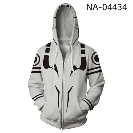 Anime Satoru Gojo 3D Digital Printing Men/Women Autumn Japanese Anime Hoodies Sweatshirt Harajuku Jacket Coat Cosplay Costume