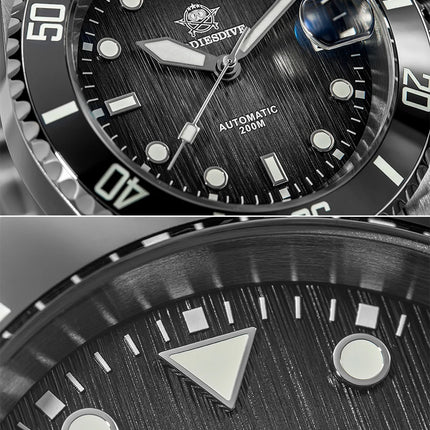ADDIESDIVE Hot Selling Men's Automatic Watch Sapphire Glass 200m Waterproof Watch BGW9 Night Light Classic Men's Watch AD2536