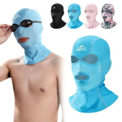 High Quality New Women Men Neoprene Swimming Cap Sun Protection Diving Caps Surf Cover Head Diving Beach Swim Mask