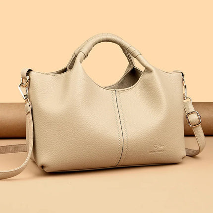 Trendy Crossbody Bag for Women Urban Minimalist Style PU Material Medium Size Zipper Opening Soft Shape Square Daily Match PlatiNum