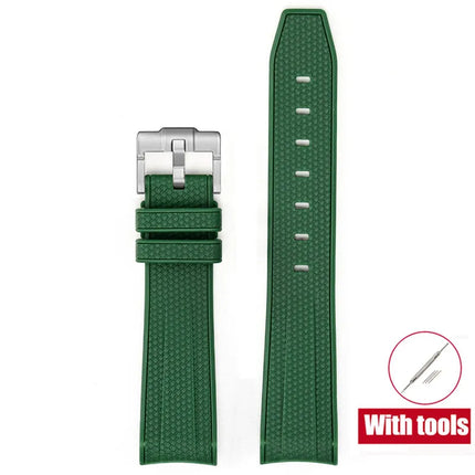 Cinturino in gomma per Swatch X Omega Joint MoonSwatch Cinturino sportivo impermeabile da 20 mm Cinturino con estremità curva in silicone per uomo donna platinumshop