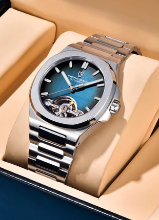 Nuovo Orologio da Uomo PAGANI DESIGN 2026 con Tourbillon Scheletrato, Orologio Automatico di Lusso di Alta Gamma per Uomo, Elegante Orologio da Polso Meccanico Sportivo