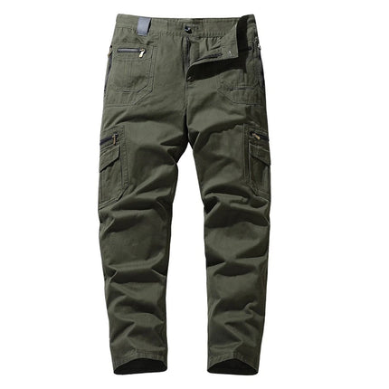 Cargo Pants Cotton Tactical Casual Pants Men Multi-Pockets Casual Pants Traninig Work Trousers For Man 2024 Plus Size 5XL