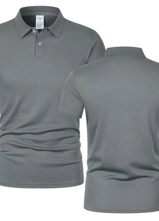 Polo unie homme 2025 ultra-légère respirante à séchage rapide, adaptée pour