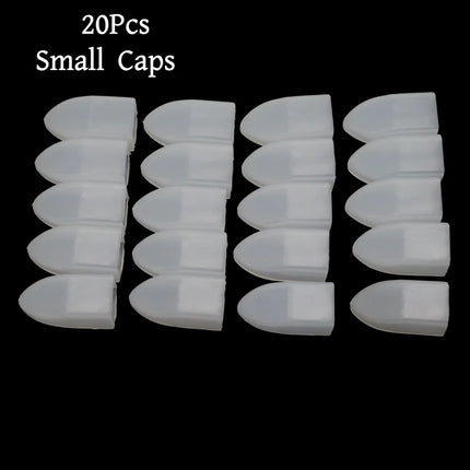 Transparent Plastic Cuticle Nipper Protective Cover Anti-Scratch Dustproof Storage Sleeve Nail Tool Tip Guard Cap