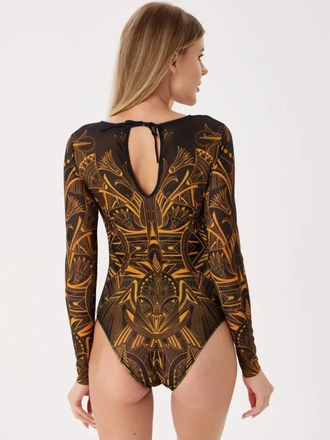 Nuovo costume da bagno sexy a vita alta da donna costume da bagno estivo bikini set costumi da bagno a maniche lunghe da donna costume da bagno da spiaggia per donna platinumshop
