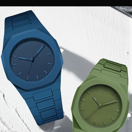 VA VA VOOM Orologio creativo da uomo di marca Moda Silicone Nero Business Style Arabo Digitale Creativo Militare Orologi sportivi al quarzo platinumshop