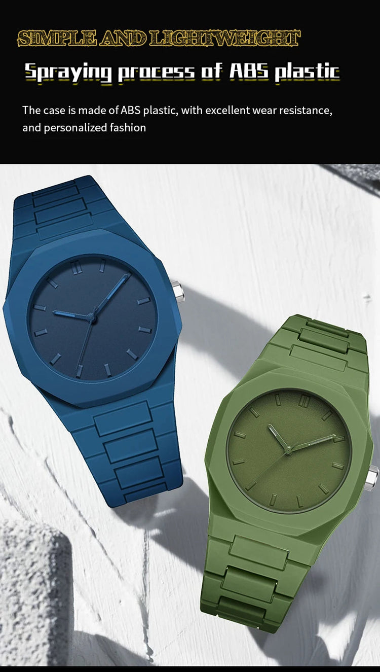 VA VA VOOM Orologio creativo da uomo di marca Moda Silicone Nero Business Style Arabo Digitale Creativo Militare Orologi sportivi al quarzo platinumshop