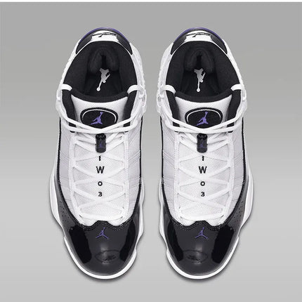 Nike Official Genuine JORDAN 6 RINGS Men's Sports Shock Absorption Basketball Shoes 322992-104