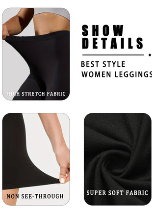 Leggings Super Morbidi da Donna ad Alta Elasticità per Allenamento Yoga Corsa Atletica Push Up Palestra Fitness