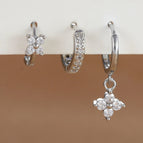 Silver-White-3pcs 1