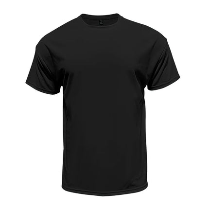 Fashionable New Summer Style T-shirt and Versatile Solid Color Shorts Set, a Casual and Sporty Men's Outfit