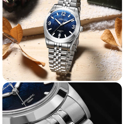 ADDIESDIVE 2026 New Watch 39mm AD2547 Luxury Sapphire Automatic Watch Men Mechanical 8215 BGW9 Luminous 100m Diving Waterproof