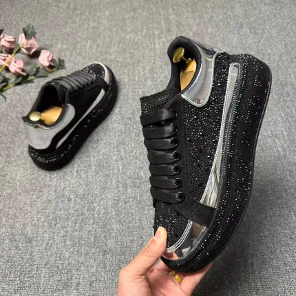 2026 spring and autumn new trendy brand low-top hot diamond board shoes men's lace-up versatile sports dad shoes