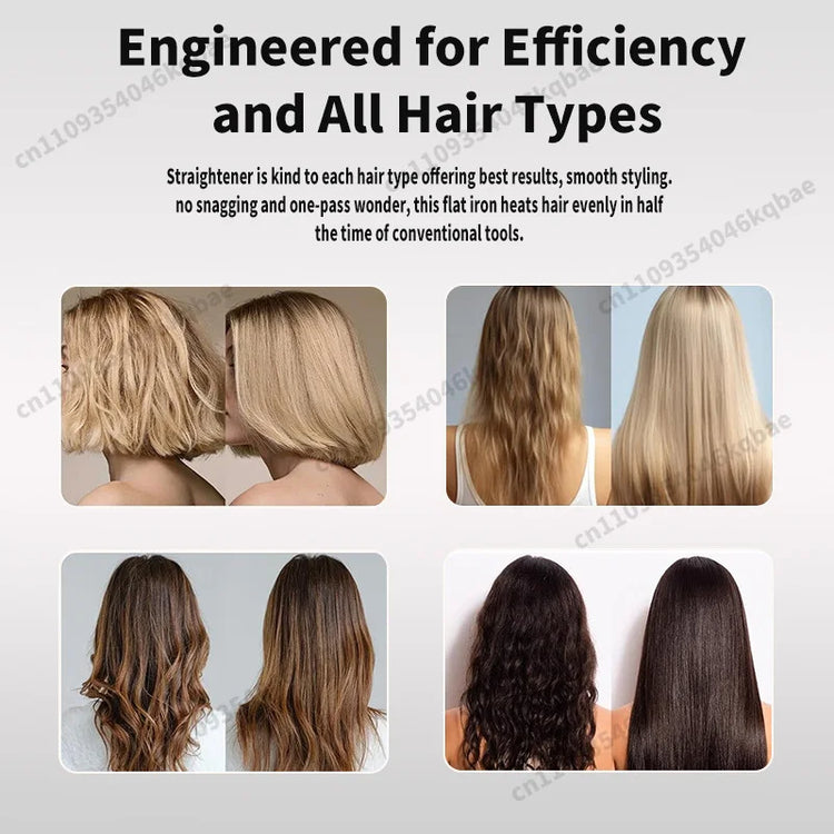 Professional Hair-care Styling Tool Hair Straightener & Hair Dryer Heat-Up Hair Flat Iron Negative Ion Iron Household Hair Dryer