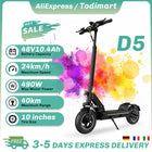 Monopattino Elettrico per Adulti TODIMART D5, E-Scooter Urbano, Batteria 48V 10.4Ah, Motore 499W, Velocità Massima 24.99km/h, Autonomia 30-45km, Pieghevole, Portatile, per Pendolari, Alte Prestazioni