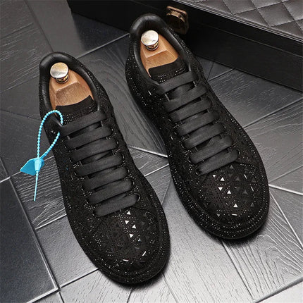 Luxury Royal Style Mens Wedding Dress Shoes Spring Handmade Embroidery Pattern Exotic Designer Loafers Fashion Casual sneaker