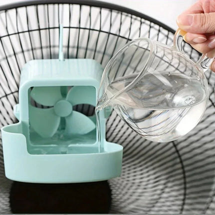 Ventilatore Umidificatore Rinfrescante, Ventilatore da Terra Domestico con Raffreddamento ad Acqua, Mini Condizionatore d'Aria da Scrivania per Dormitorio, Ventilatore Piccolo per Alleviare il Calore Estivo
