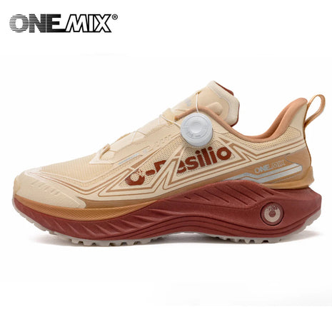 ONEMIX Autunno Inverno Outdoor Scarpe da corsa da fondo da uomo con assorbimento degli urti Scarpe da ginnastica da trekking da donna Caratteristiche resistenti all'usura PlatiNum